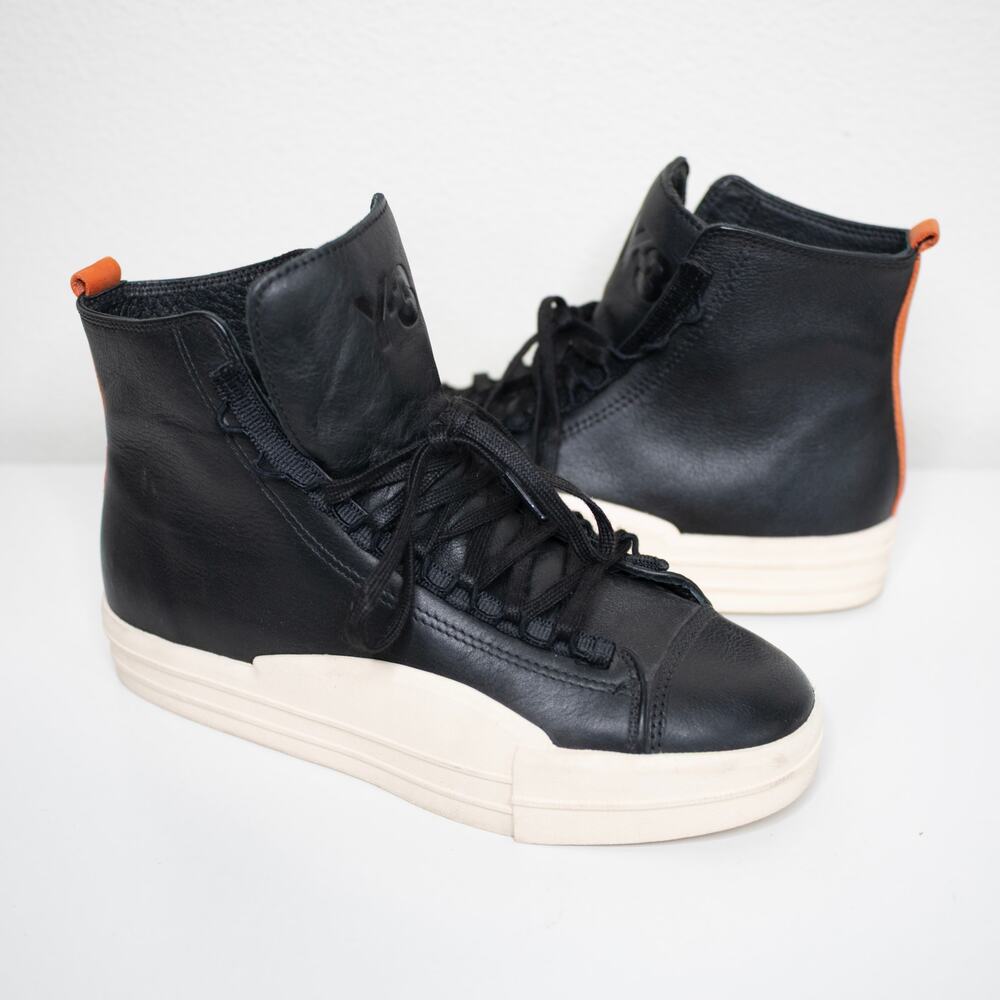 Y-3 Yohji Yamamoto YUBEN MID FX0568 Black White Fox Streetwear Hype SZ 7